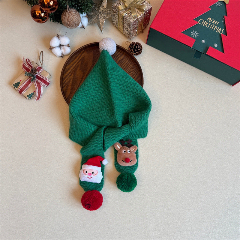 Cute Baby Christmas Hooded Scarf (1.5-6 years old, 47-52cm head circumference) | Ultra-Soft Baby Hood + Scarf for Cold Weather - Image 18