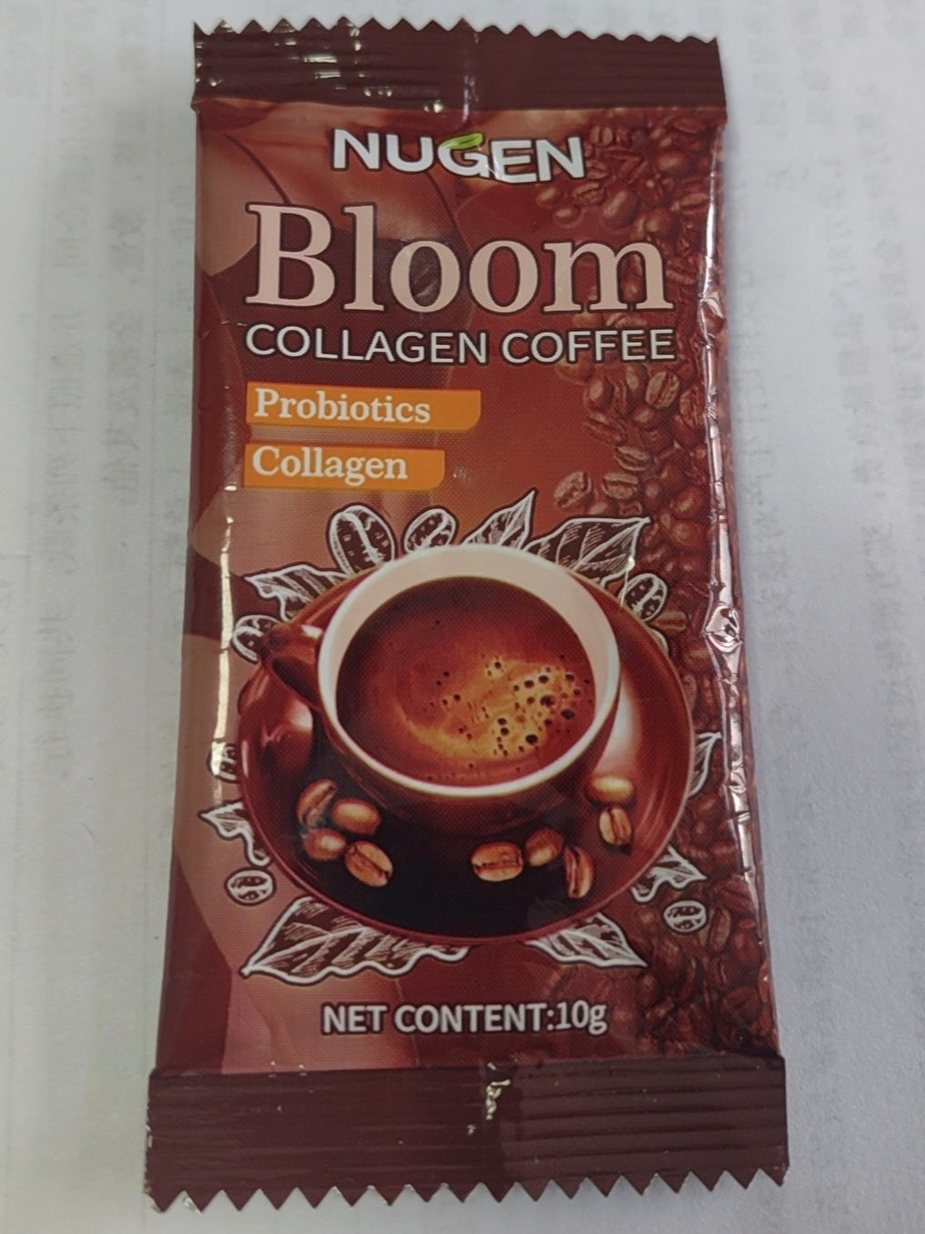 NUGEN Bloom Collagen Coffee Powder with Probiotics (10g×10 sachets) - Image 10