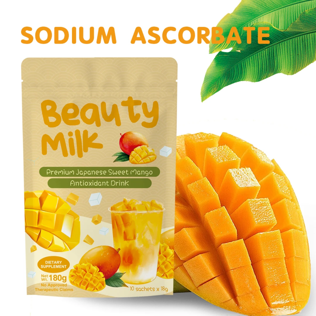 Beauty Milk - Premium Japanese Sweet Mango Drink - Image 2