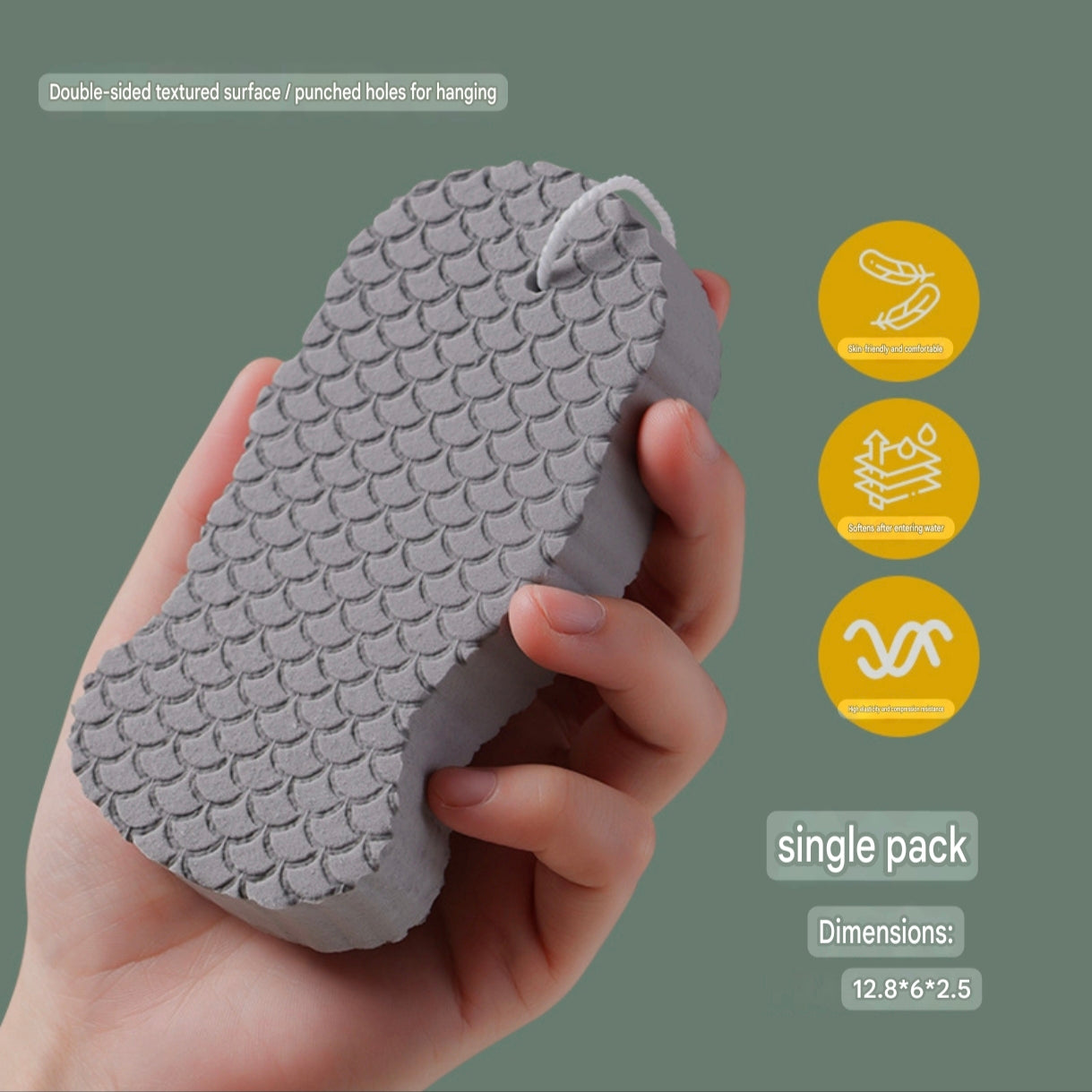 Three-Dimensional Baby Bath Sponge | 3D Exfoliating and Scrubbing Sponge - Image 27