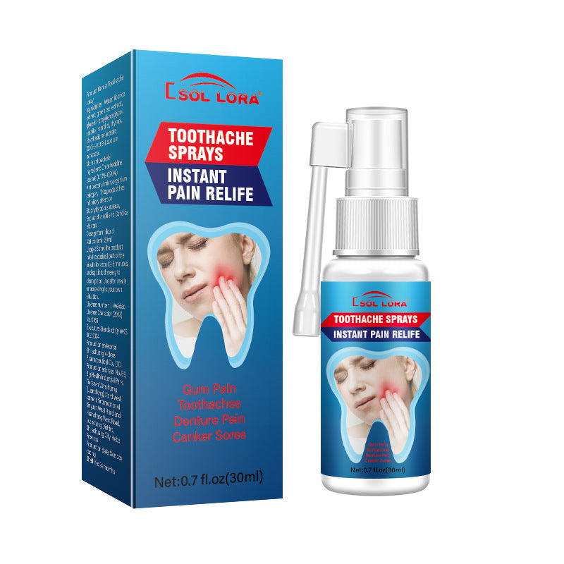 SOL LORA Toothache Instant Pain Relief Spray | Topical Spray for Gum Pain, Toothaches, Denture Pain, and Canker Sores - Image 5