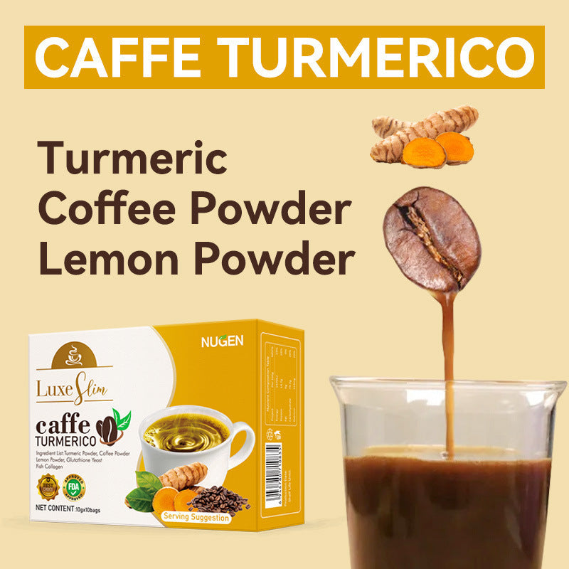 NUGEN Caffe Turmerico Drink with Lemon and Collagen | Turmeric Coffee Drink - Image 3