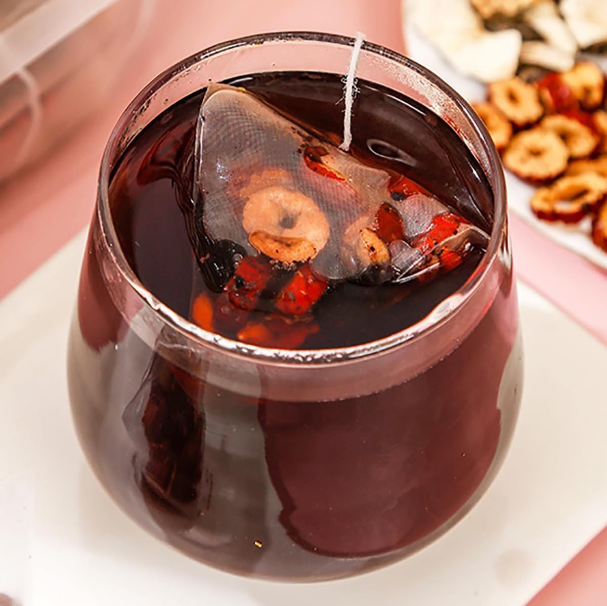 Ginseng Five Treasure Tea with Red Date, Goji Berries, Maca, Yellow Essence, and Mulberries | Herbal Tea for Energy, Kidney Health, Vitality, and Better Sleep - Image 4