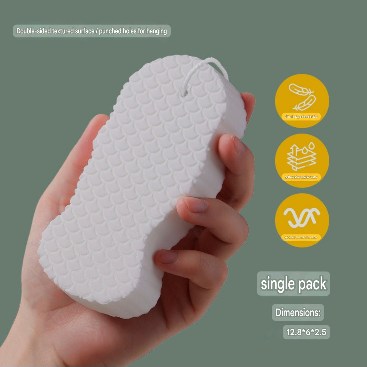 Three-Dimensional Baby Bath Sponge | 3D Exfoliating and Scrubbing Sponge - Image 36