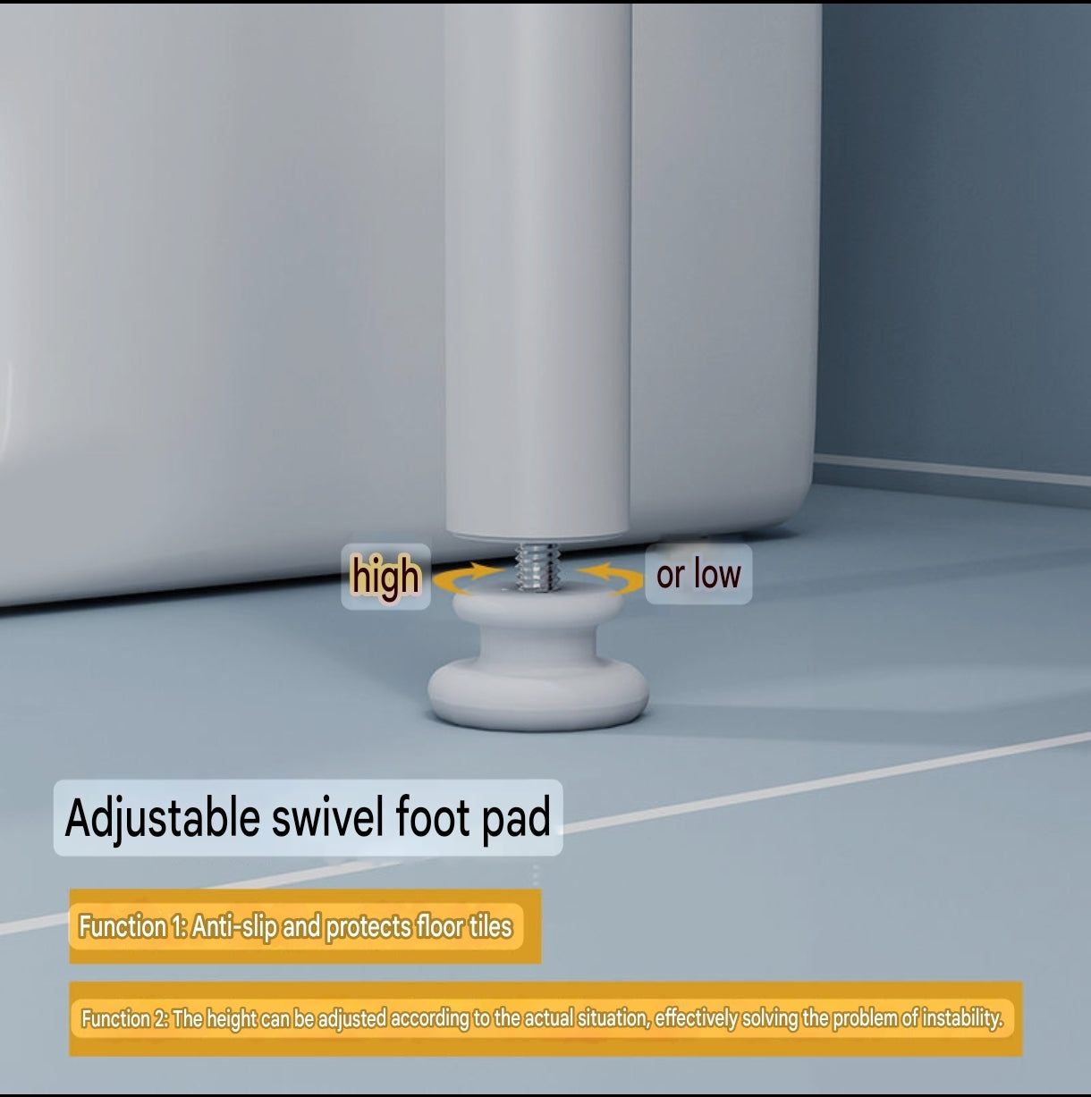 3-Tier Over-the-Toilet Organizer Rack with Side Hooks | Space-Saving Washing Machine Storage Rack - Image 10