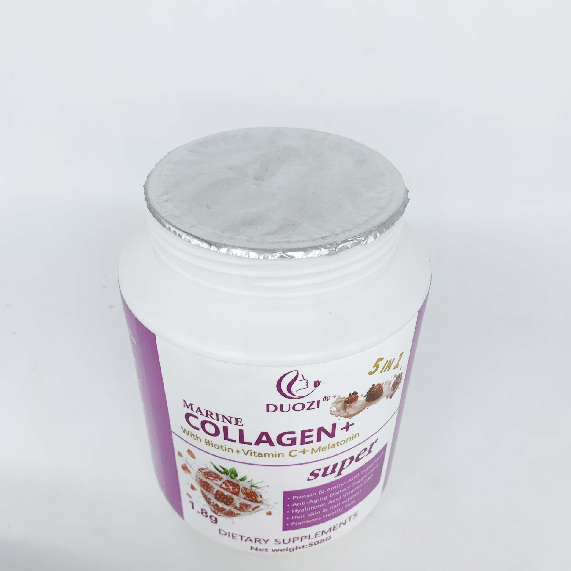 DUOZI Marine Collagen Powder with Biotin, Vitamin C, and Melatonin (508g size) - Image 6