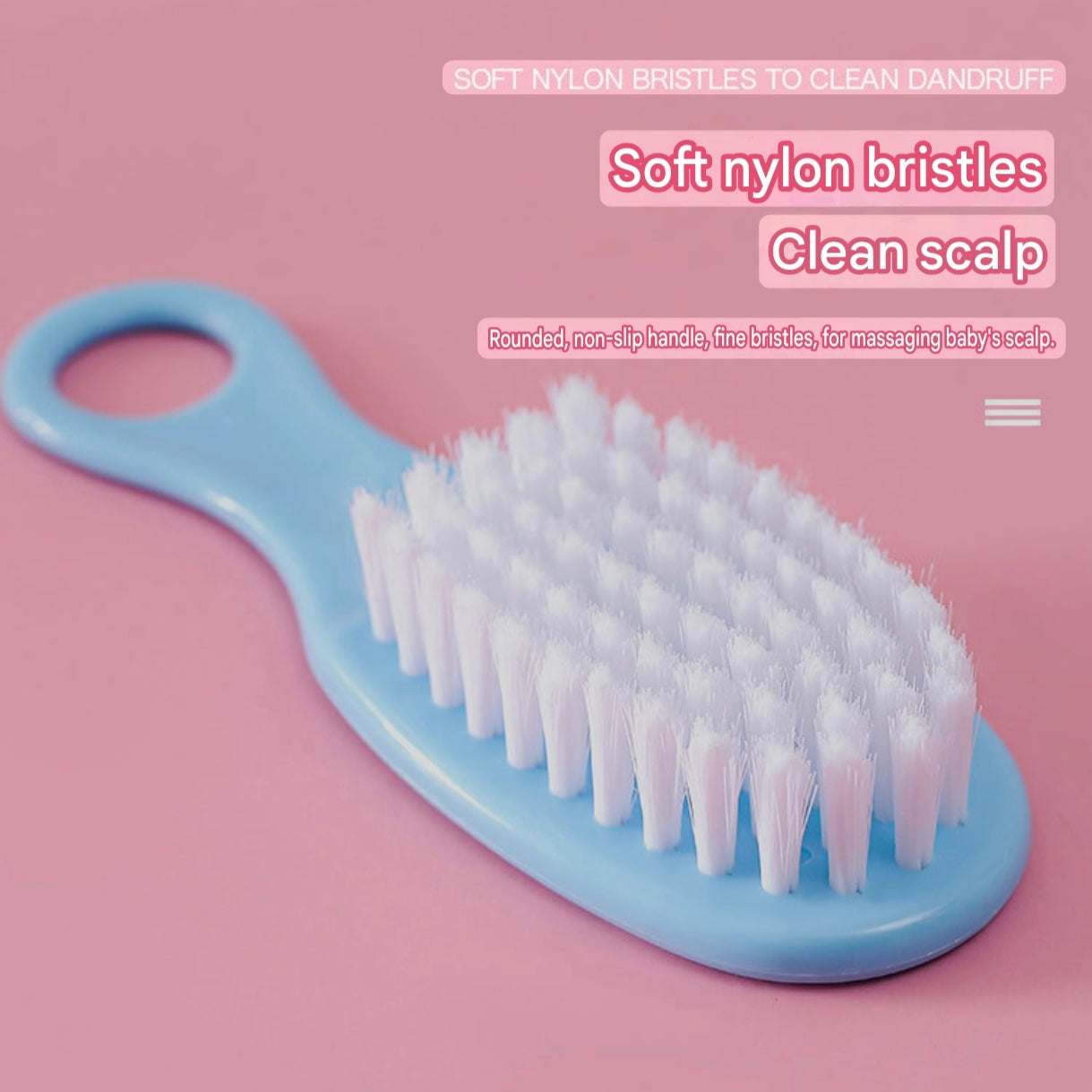 10-Piece Baby Care and Grooming Kit with Hair Brush, Comb, Nasal Aspirator, Digital Thermometer, Nail Scissors, Nail Clipper, Medicine Dropper, Nail File, Nose Tweezer, and Nail Clipper Cover - Image 3