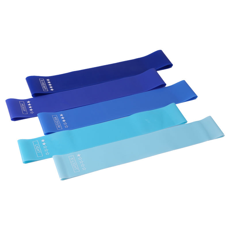 5-in-1 Resistance Loop Bands with Free Pouch (5 pieces — X-Light, Light, Medium, Heavy, and X-Heavy) - Image 10