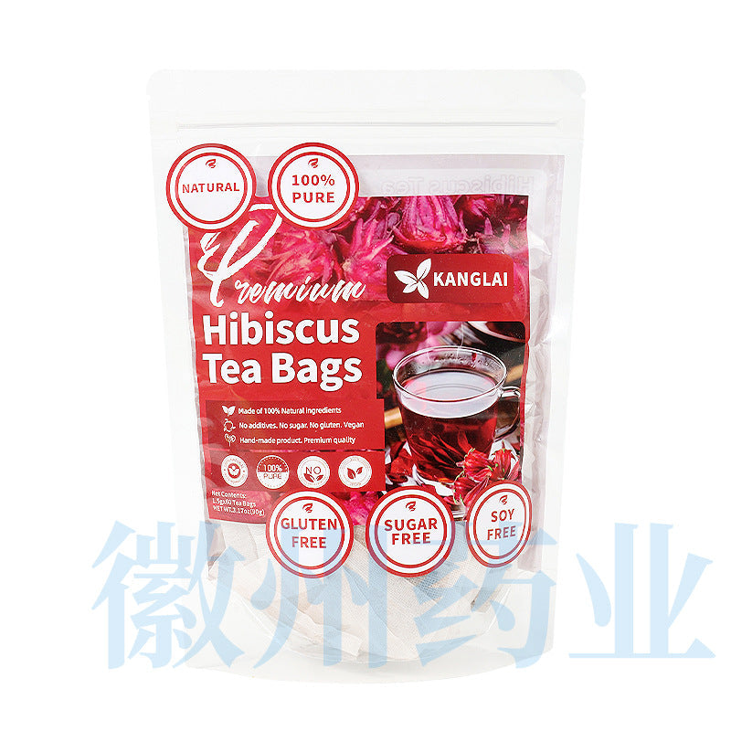 Premium Hibiscus (Zobo) Tea (1.5g × 60 teabags) | Herbal Tea for Heart Health, Blood Pressure, and Detoxification - Image 9