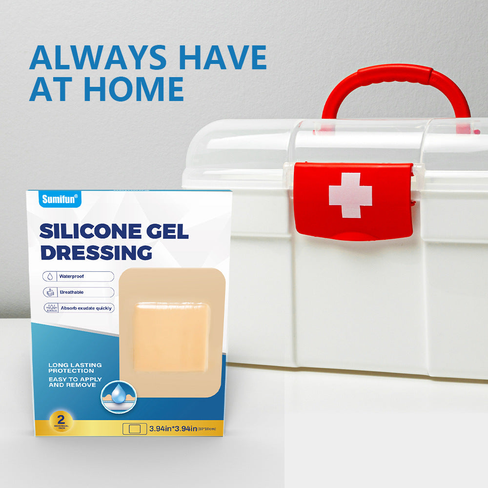 Silicone Gel Dressing (2 pieces/pack) | Waterproof and Breathable Band Aid for Wound Dressing - Image 7