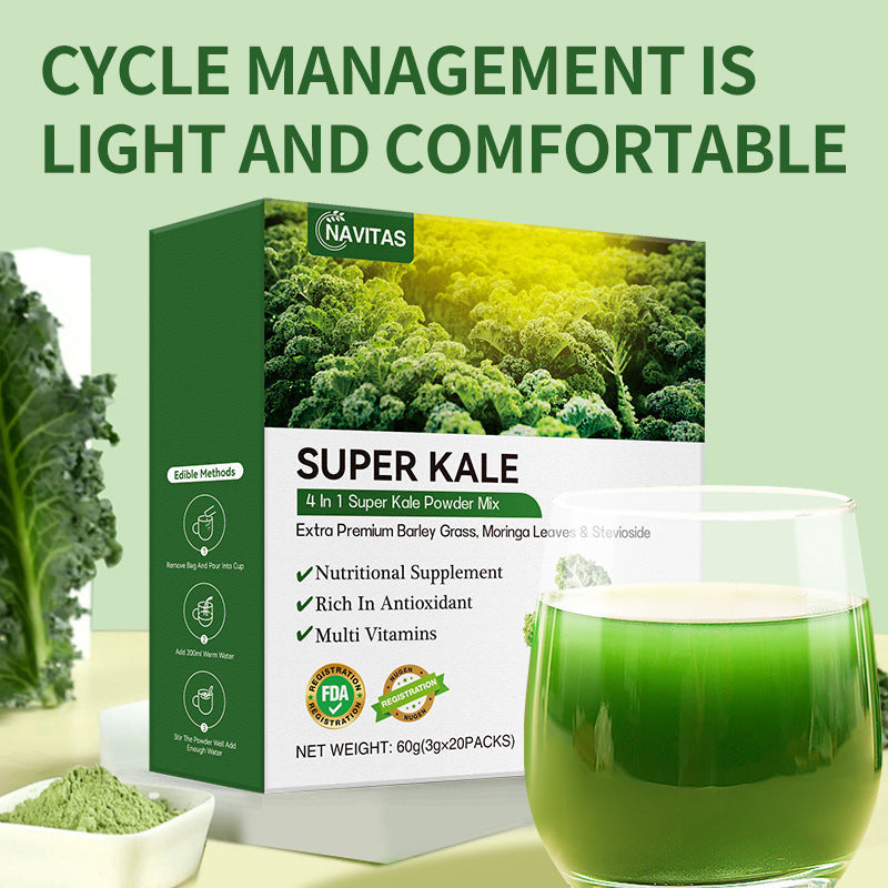NAVITAS Super Kale Powder with Barley Grass and Moringa Leaves - Image 5