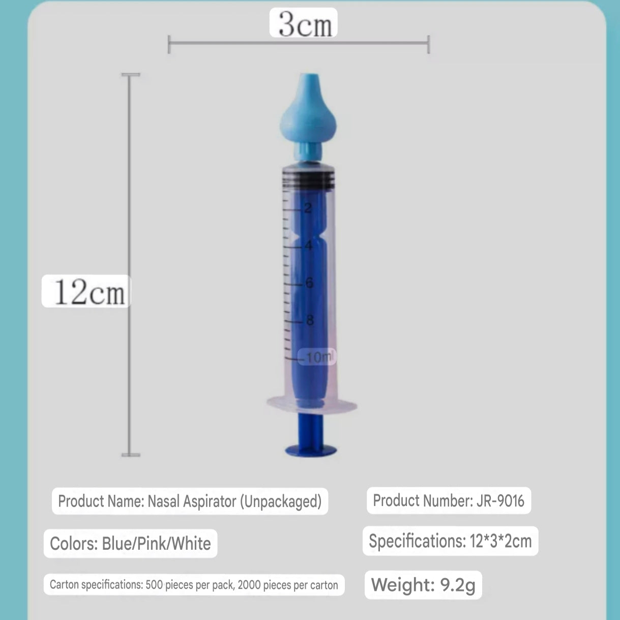 Syringe-Type Baby Nasal Aspirator and Rinse Tool | Manual Baby Nasal Irrigator - Image 16