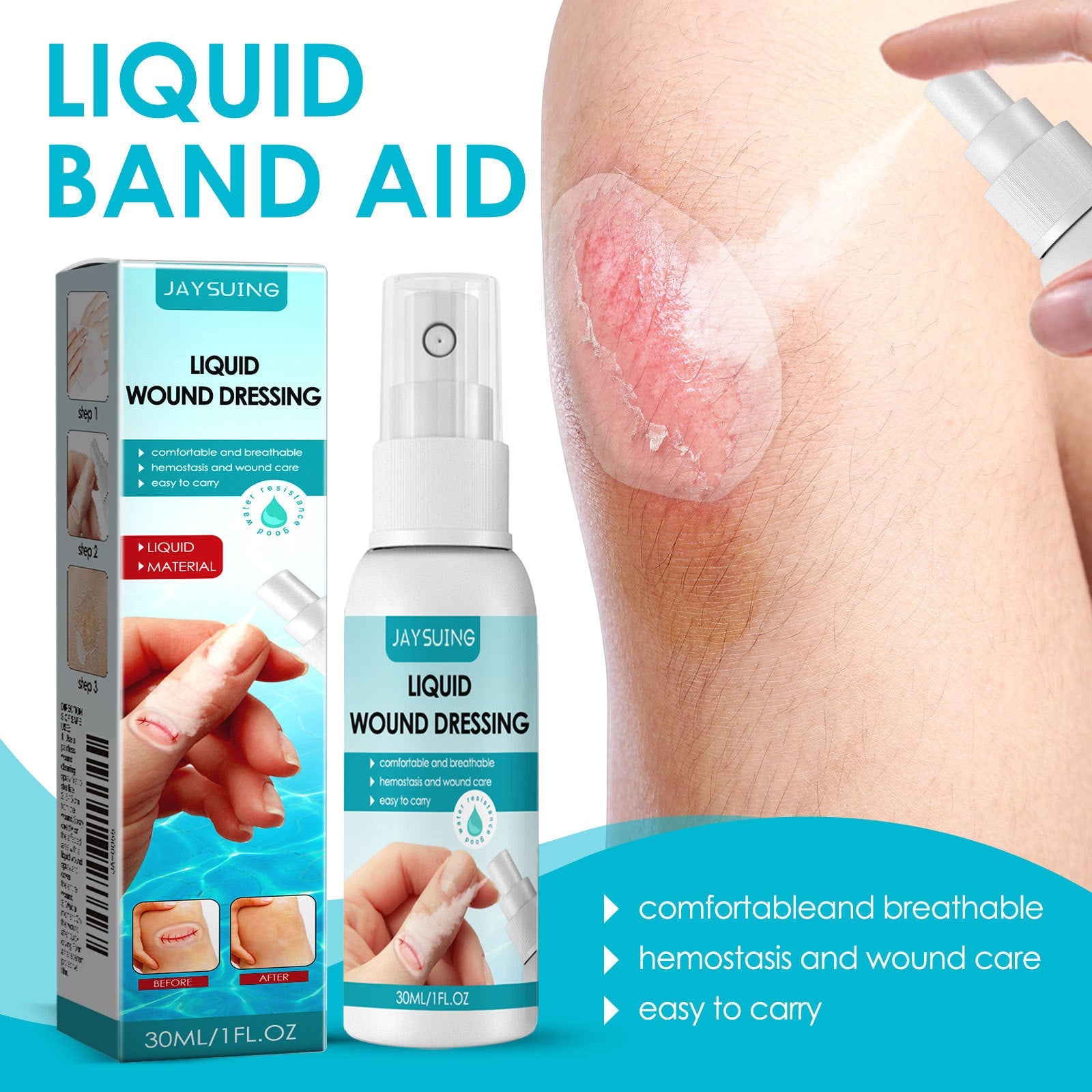 Liquid Wound Dressing | Liquid First Aid for Cuts and Wounds - Image 11