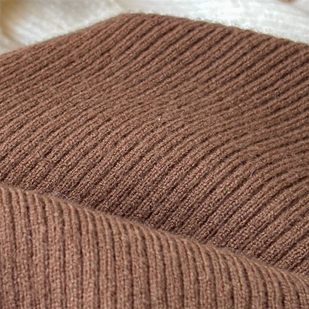 Baby Long-Sleeve Ribbed Knit Top | Baby Knitted Inner Sweater - Image 8