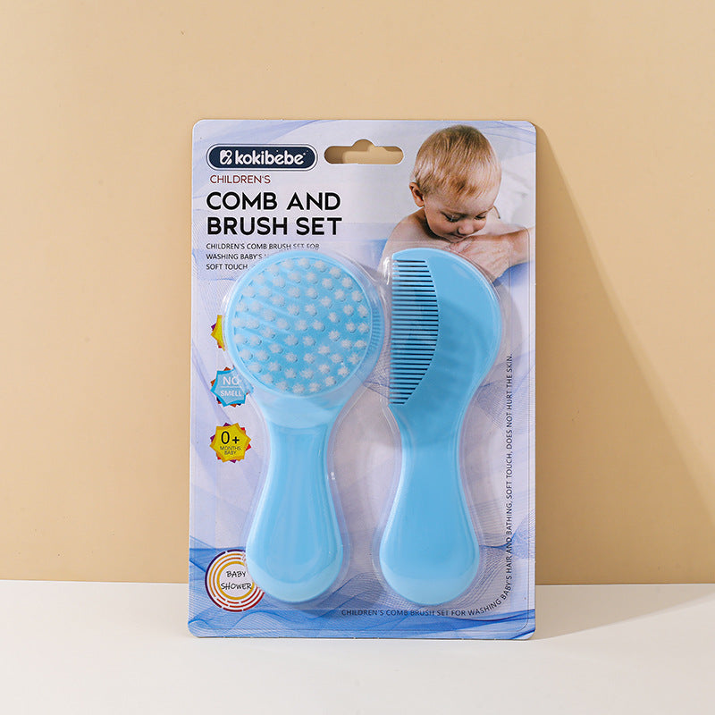 Soft Bristle Baby Brush and Comb Set | Newborn Hair Grooming Kit - Image 6