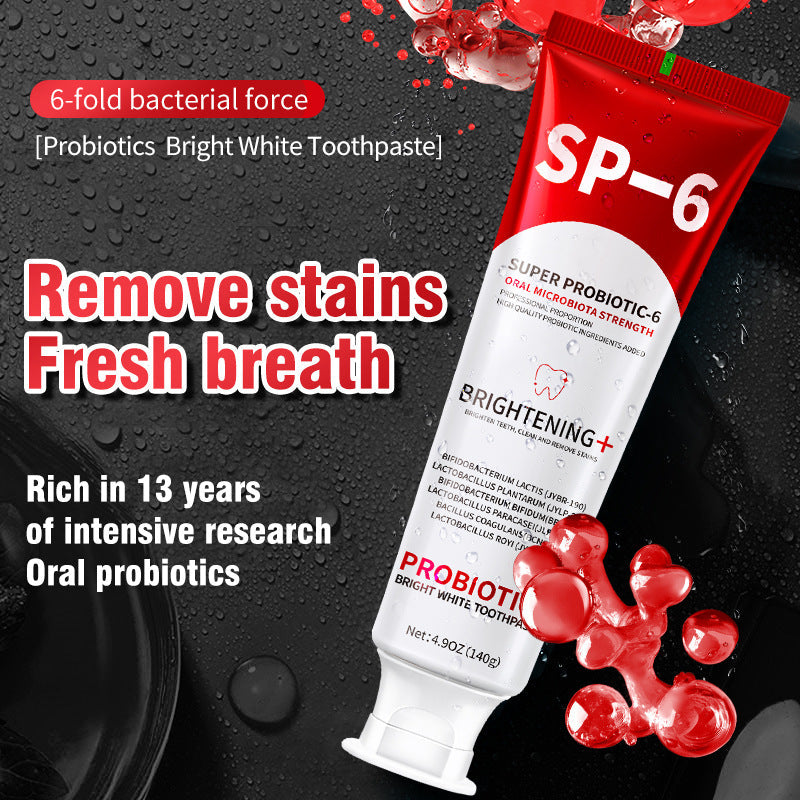 CROENT SP-6 Bright White Toothpaste (140g) | Super Probiotic-6 Toothpaste for Stubborn Stains, Yellow Teeth, Halitosis, Teeth Whitening, and Oral Care - Image 4