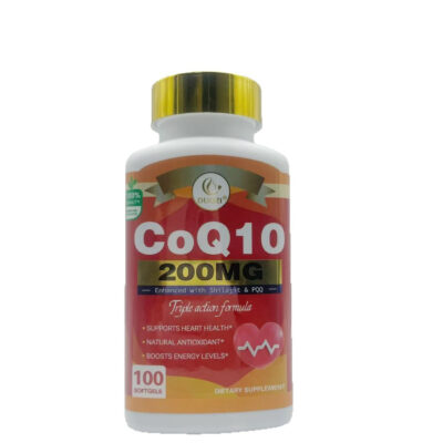 DUOZI CoQ10 Softgels with Shilajit, MCT, and PQQ (200mg CoQ10, 100 softgels)