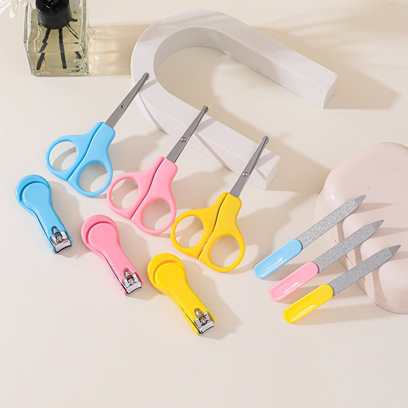 3-Piece Baby Nails Care Set with Nail Clippers, Nail Scissors, and Nail File - Image 2