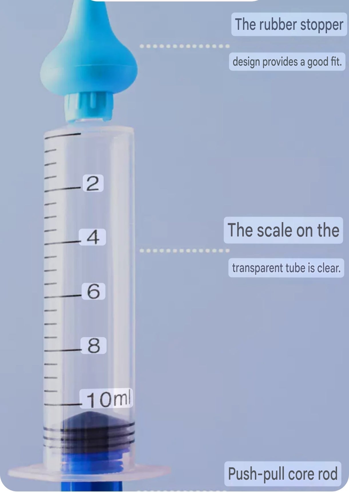 Syringe-Type Baby Nasal Aspirator and Rinse Tool | Manual Baby Nasal Irrigator - Image 5