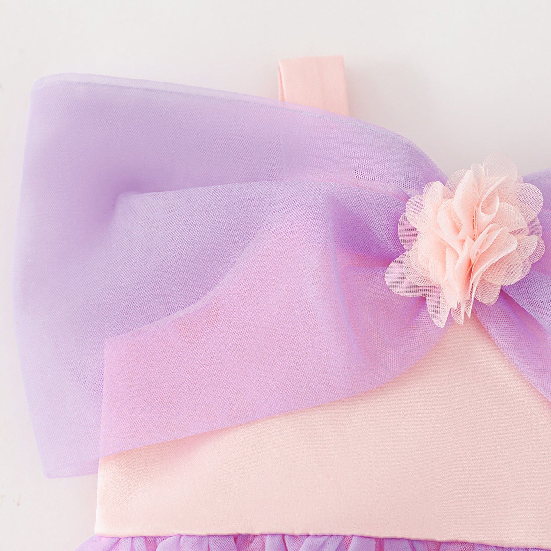 Adorable Baby Girl Romper Dress with Cute Shoulder Bow (1-12 months) | Special Occasion Baby Tutu Romper Dress - Image 35
