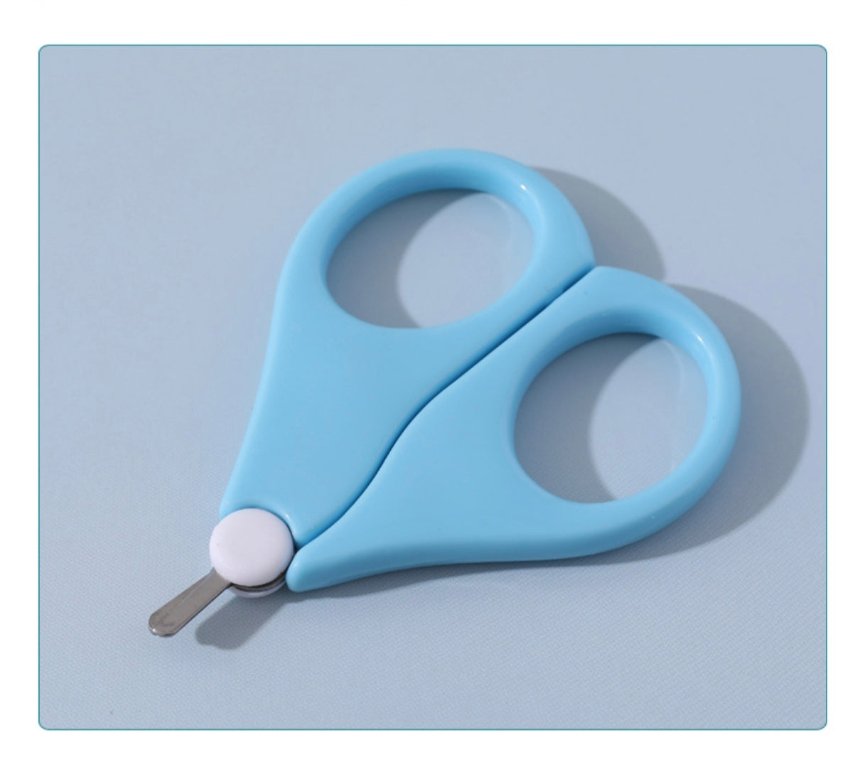 Rounded-Tip Baby Safety Scissors | Nail Trimming Scissors for Babies and Toddlers - Image 9